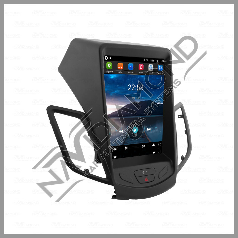 NAVIDIAMOND FORD FİESTA 2009 2017 ANDROİD TESLA MULTIMEDYA NVD-0065