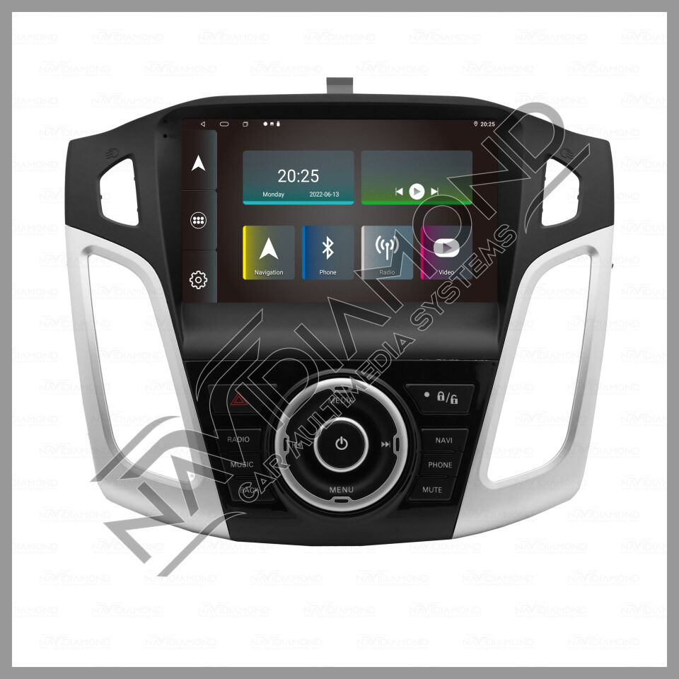 NAVIDIAMOND FORD FOCUS 3 9 İNÇ ANDROİD MULTIMEDYA GRİ NVD-0058