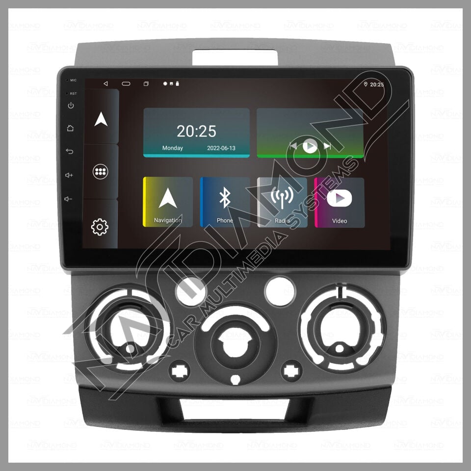 NAVIDIAMOND FORD RANGER 2006 2010 ANDROİD MULTIMEDYA  NAVİGASYON  NVD-1131
