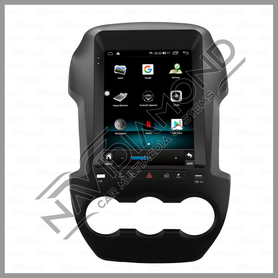 NAVIDIAMOND FORD RANGER 2012 2018 ANDROİD TESLA MULTİMEDYA NVD-1138