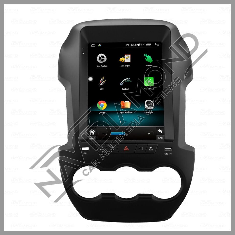 NAVIDIAMOND FORD RANGER 2012 2018 ANDROİD TESLA MULTİMEDYA NVD-1139