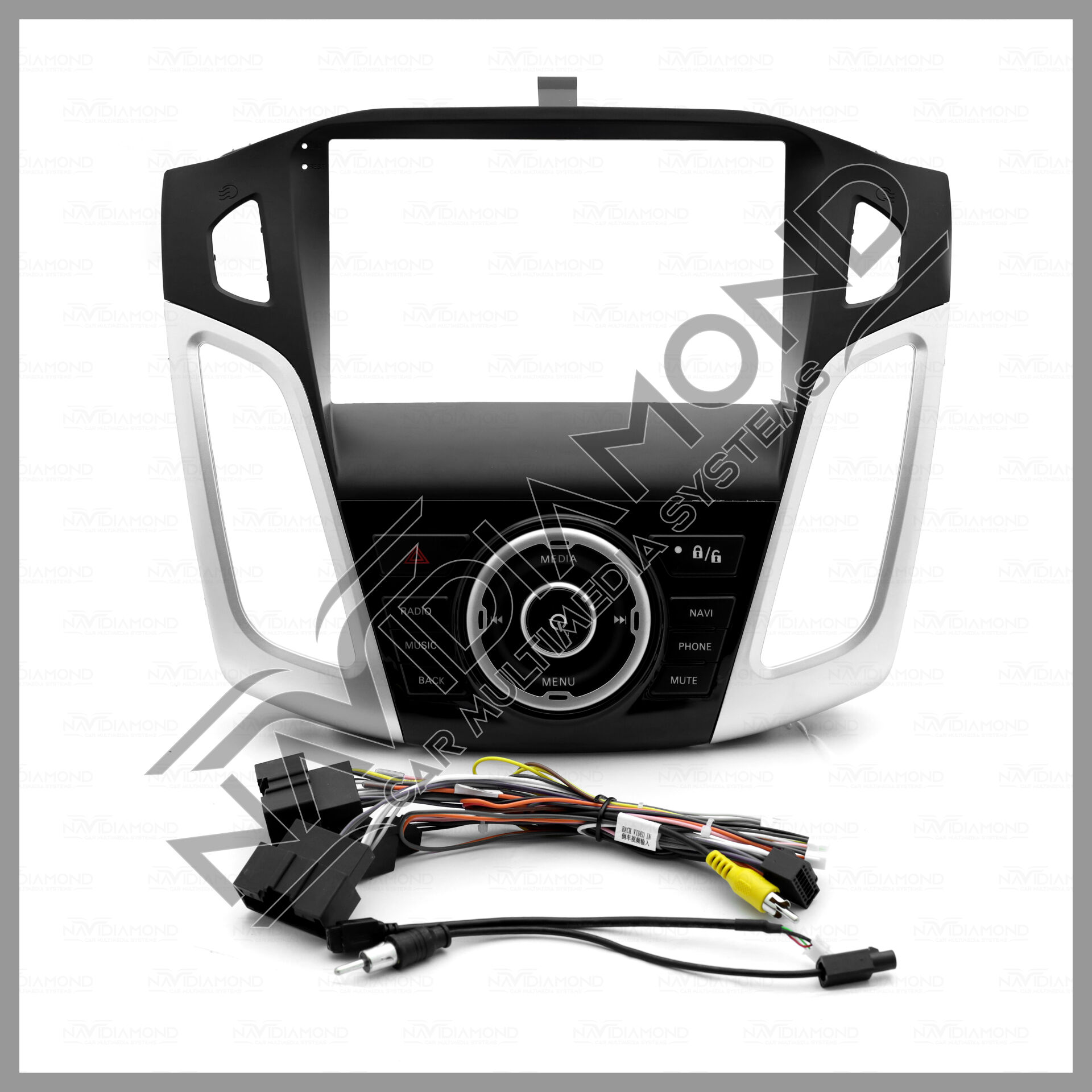 NAVIDIAMOND FORD FOCUS 3-3.5-4 ANDROİD TEYP ÇERÇEVESİ 9 İNÇ NVD-1188