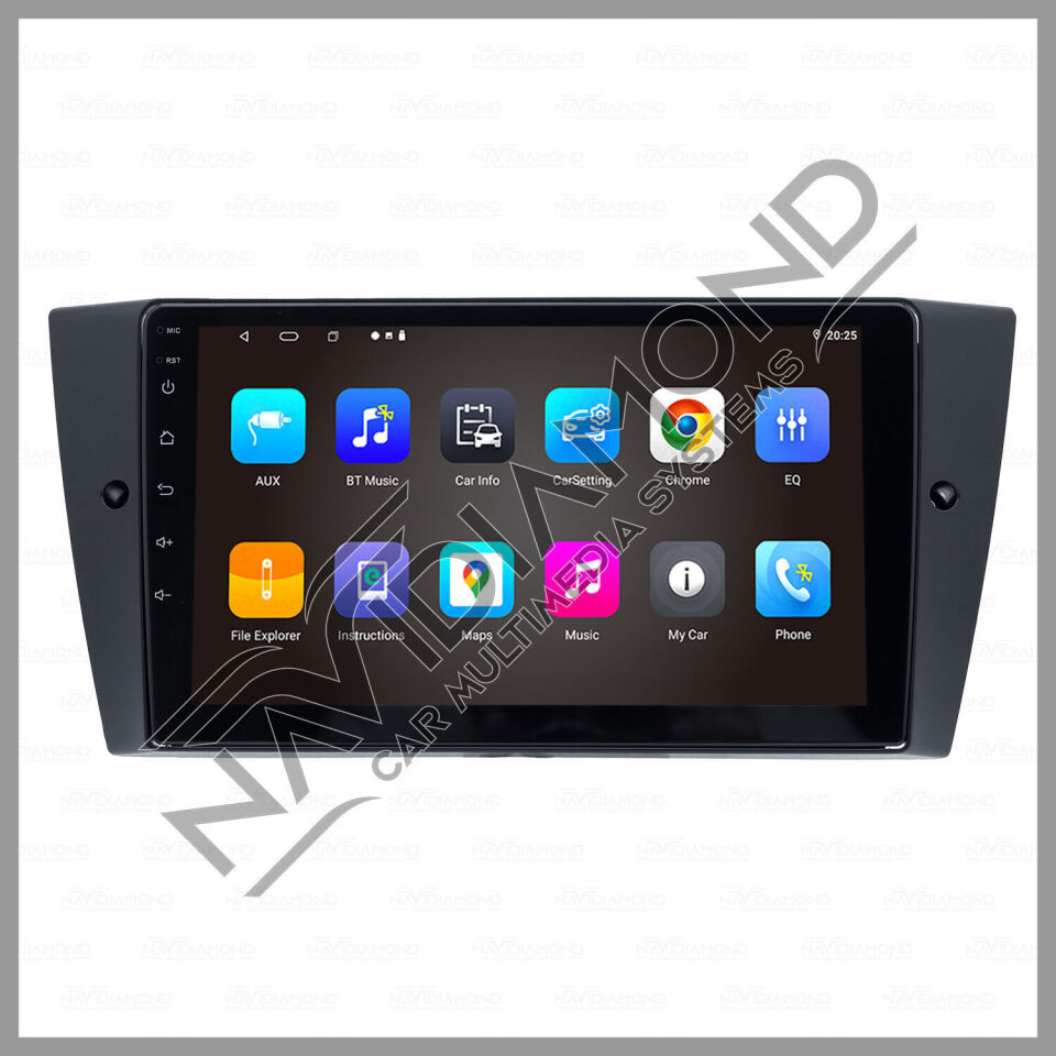 NAVIDIAMOND BMW E90 E91 E92 E93 8 GB RAM 128 GB HAFIZA ANDROID CARPLAY MULTIMEDYA TEYP