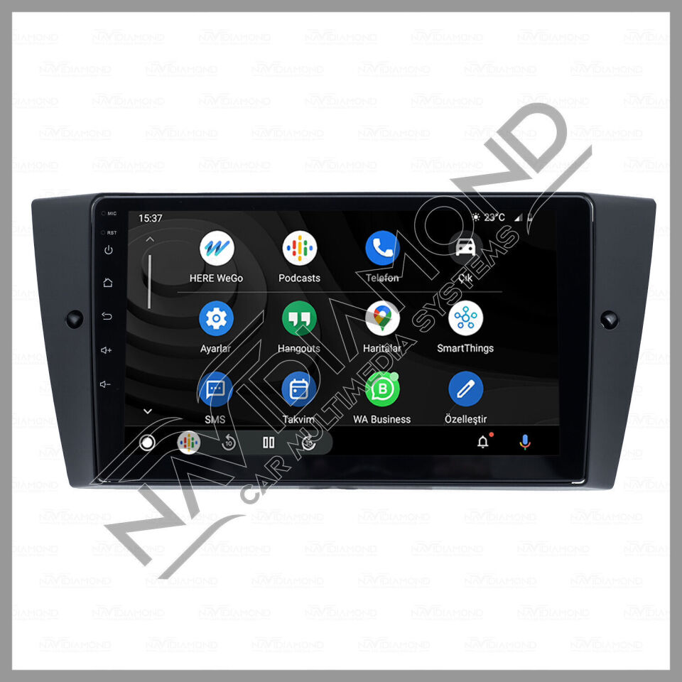 NAVIDIAMOND BMW E90 E91 E92 E93 6 GB RAM 128 GB HAFIZA ANDROID CARPLAY MULTIMEDYA TEYP