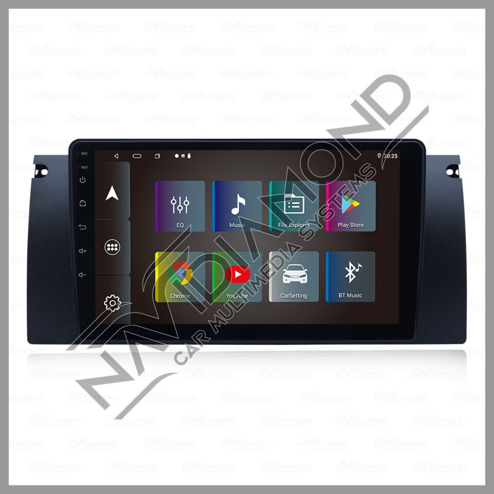 NAVIDIAMOND 5 SERİSİ X5 E39 9'' ANDROİD OEM MULTIMEDYA EKRAN