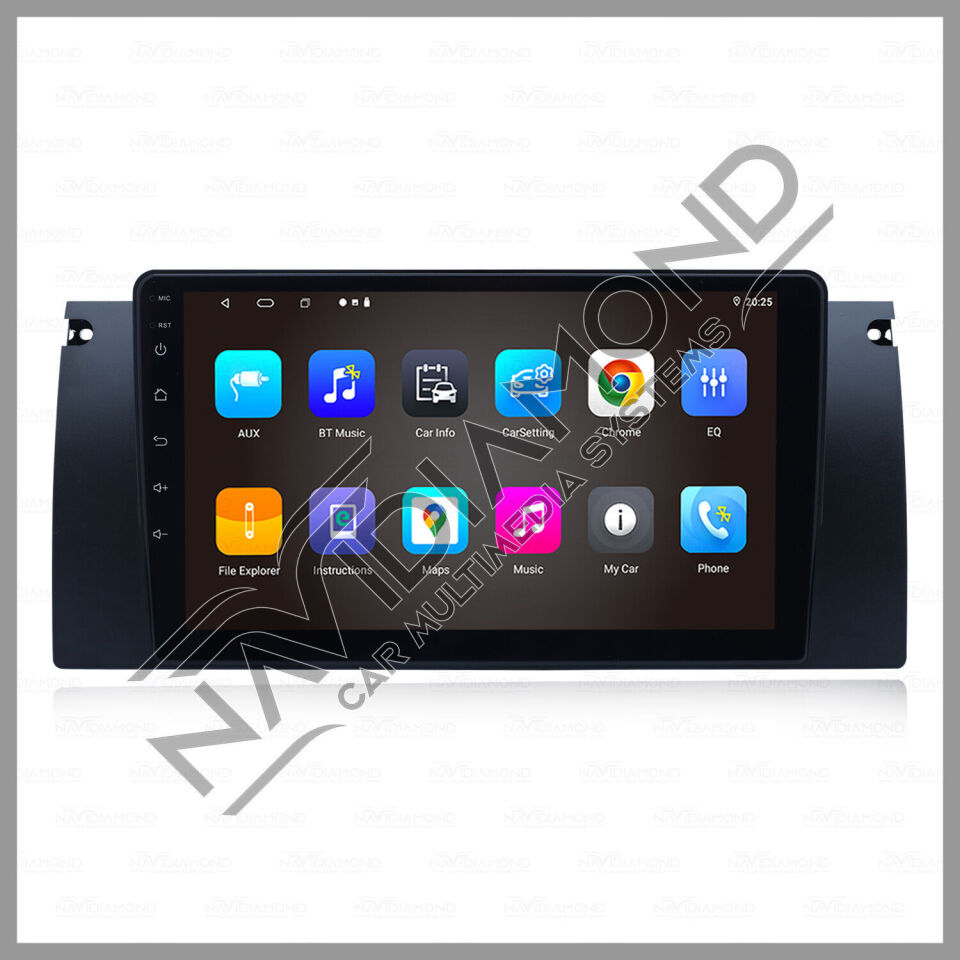 NAVIDIAMOND 5 SERİSİ X5 E39 9'' ANDROİD OEM MULTIMEDYA EKRAN