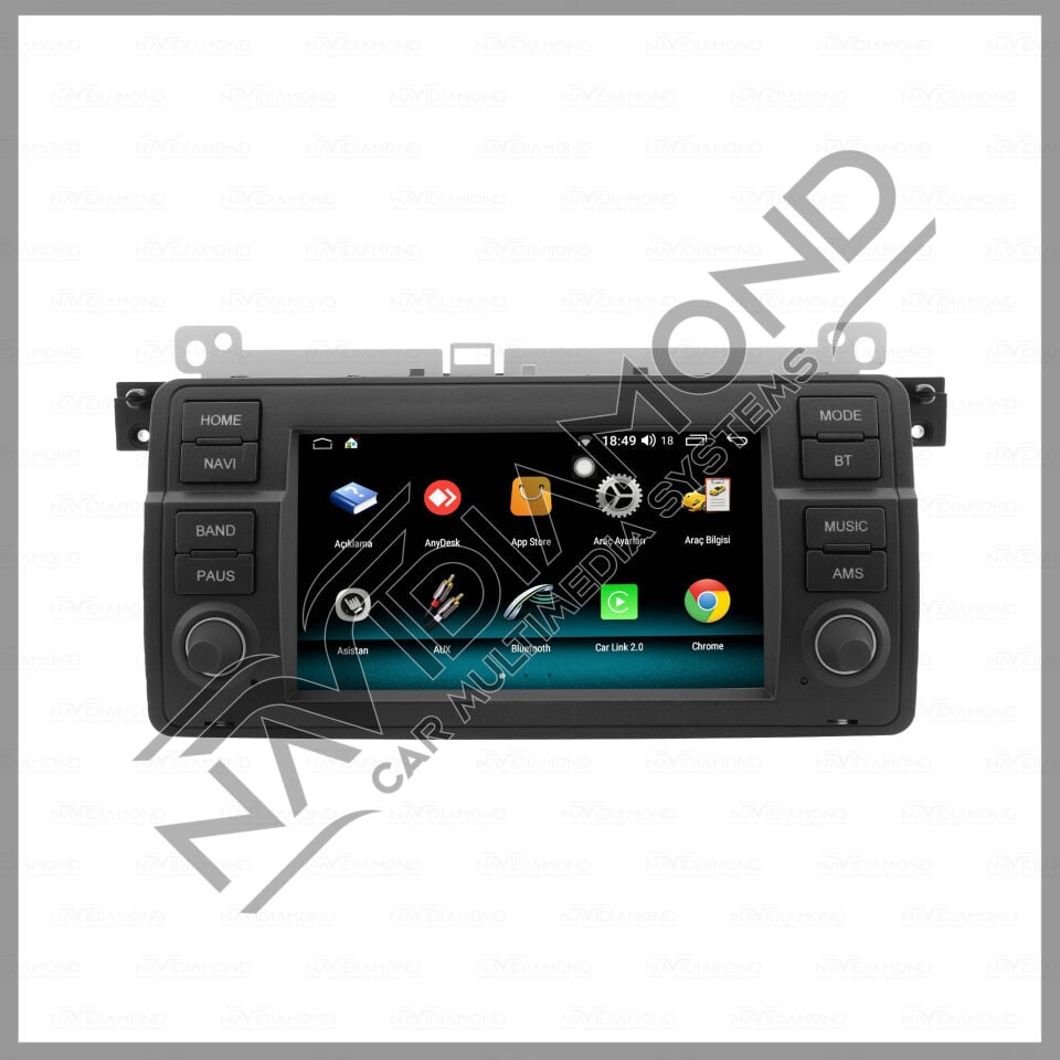 NAVIDIAMOND BMW 3 SERİSİ E46 7'' ORJİNAL TASARIM ANDROİD MULTIMEDYA