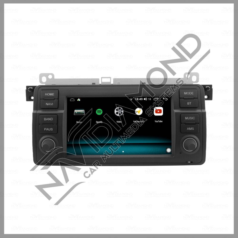 NAVIDIAMOND BMW 3 SERİSİ E46 7 ''ORJİNAL TASARIM ANDROİD MULTIMEDYA