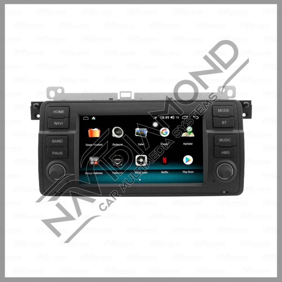 NAVIDIAMOND BMW 3 SERİSİ E46 7 ''ORJİNAL TASARIM ANDROİD MULTIMEDYA
