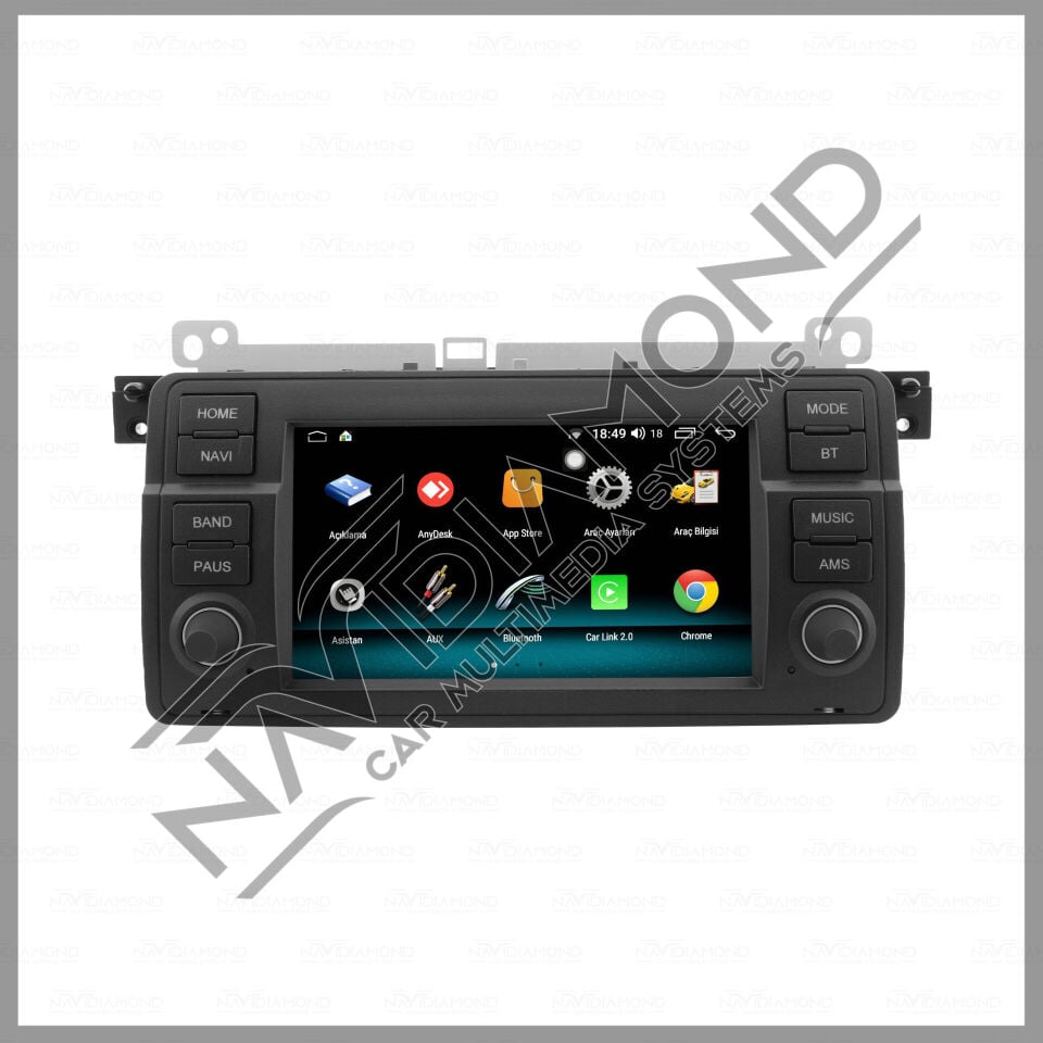 NAVIDIAMOND BMW 3 SERİSİ E46 7 ''ORJİNAL TASARIM ANDROİD MULTIMEDYA
