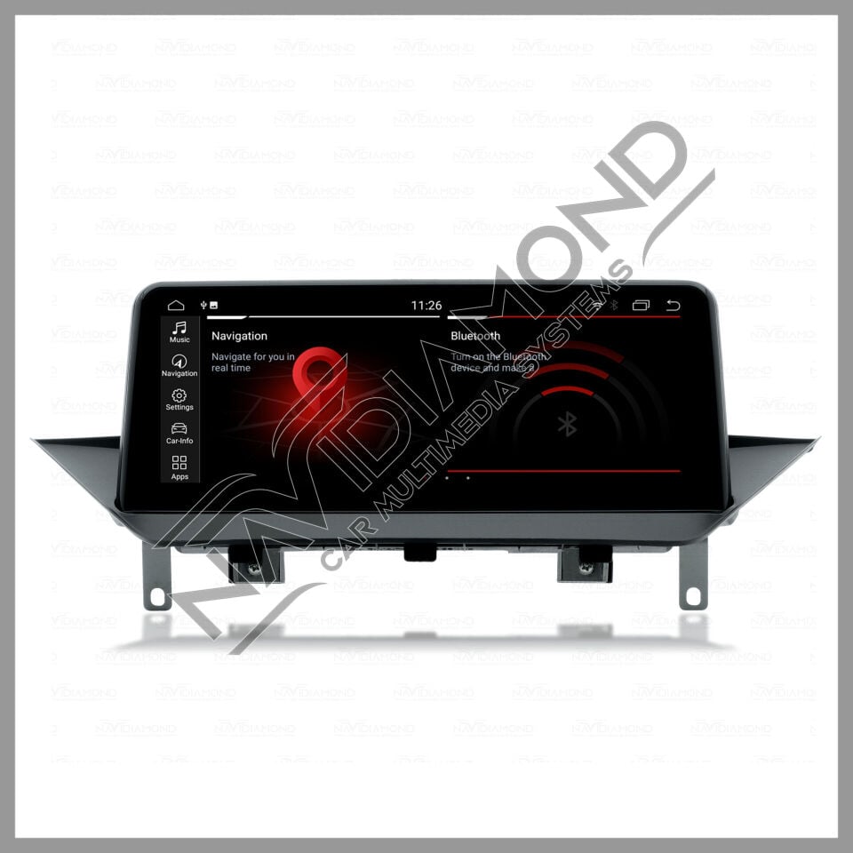 NAVIDIAMOND BMW X1 E84 iDrive 2009-2015  ANDROID MULTIMEDYA NBT NAVİGASYON EKRAN