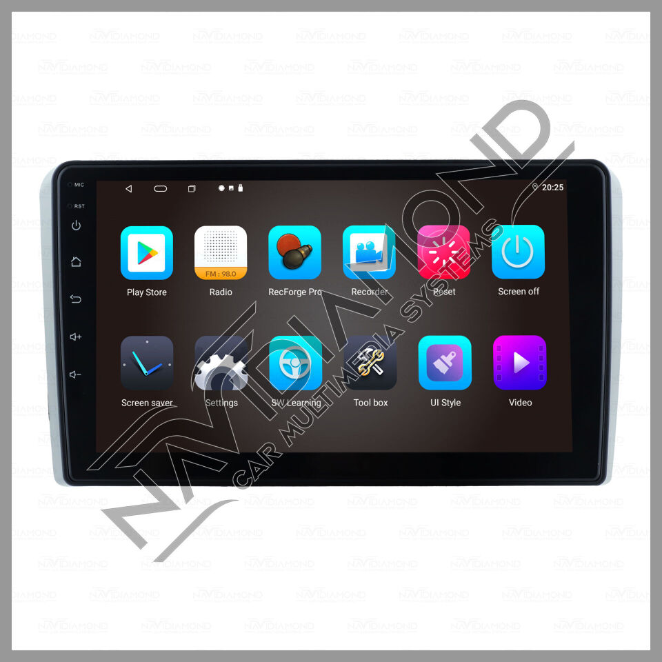 NAVIDIAMOND AUDİ A3 2002 2008 9'' ANDROİD OEM MULTIMEDYA EKRAN NAVİGASYON NVD-6834