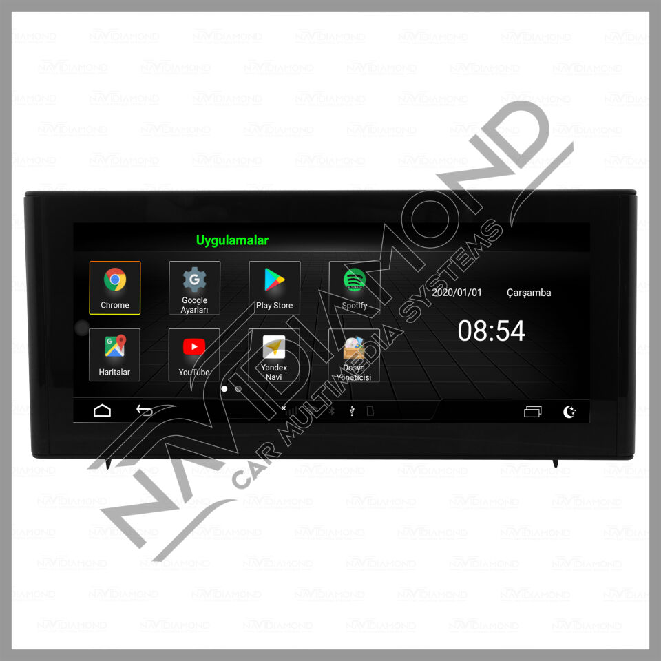 NAVIDIAMOND AUDİ A3 2013 2019 ANDROİD OEM MULTIMEDYA EKRAN NAVİGASYON NVD-6835