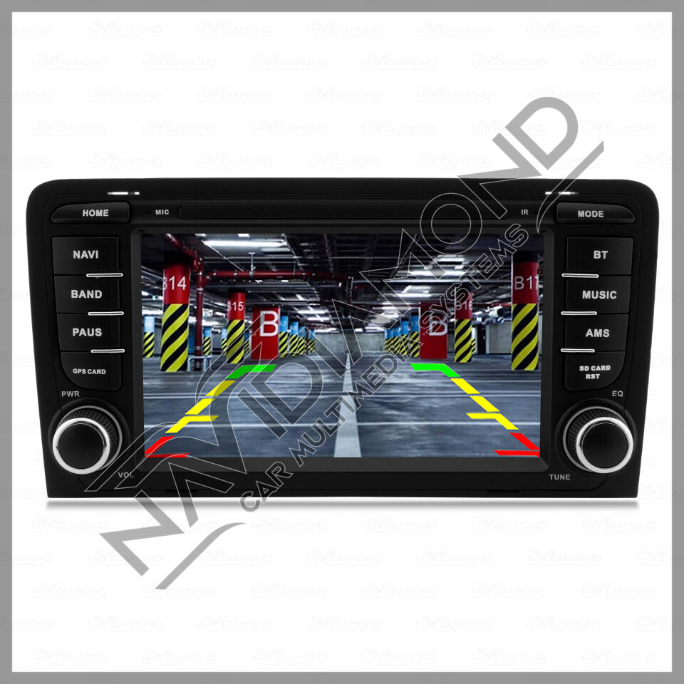NAVIDIAMOND AUDİ A3 2003 2008 7 İNÇ ORJİNAL TASARIM ANDROİD NAVİGASYON MULTIMEDYA NVD-6837