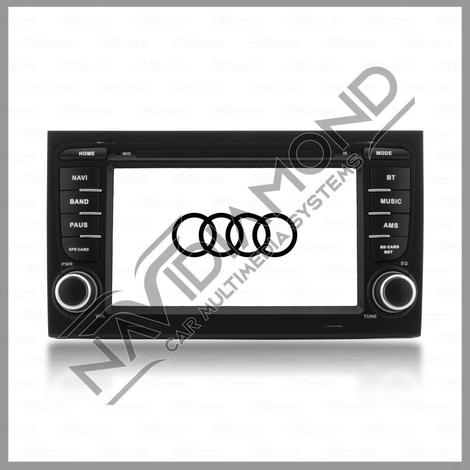 NAVIDIAMOND AUDİ A4 2002 2008 7 İNÇ ORJİNAL TASARIM ANDROİD NAVİGASYON MULTIMEDYA NVD-6844
