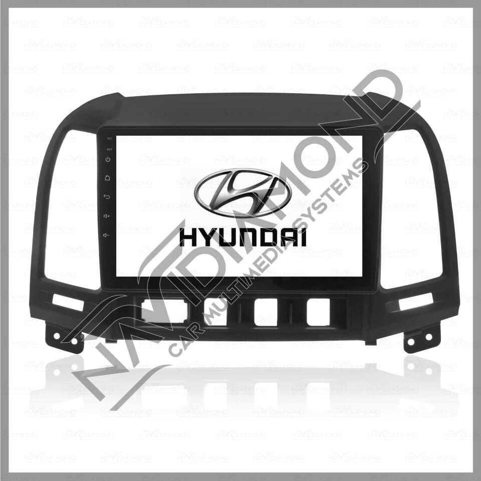 NAVIDIAMOND HYUNDAİ SANTA FE 2007 2011 ANDROİD MULTIMEDYA TEYP ÇERÇEVESİ NVD-283