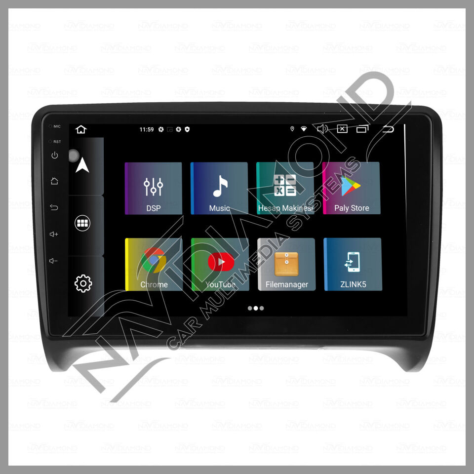 NAVIDIAMOND AUDİ TT ANDROİD OEM MULTIMEDYA NAVİGASYON EKRAN NVD-6881