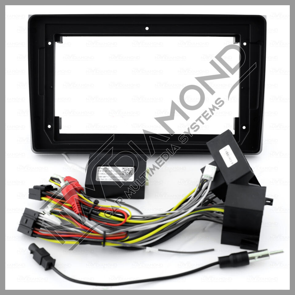NAVIDIAMOND AUDİ A4 2002 2008 9 INÇ ANDROİD OEM TEYP ÇERÇEVESİ NVD-6884
