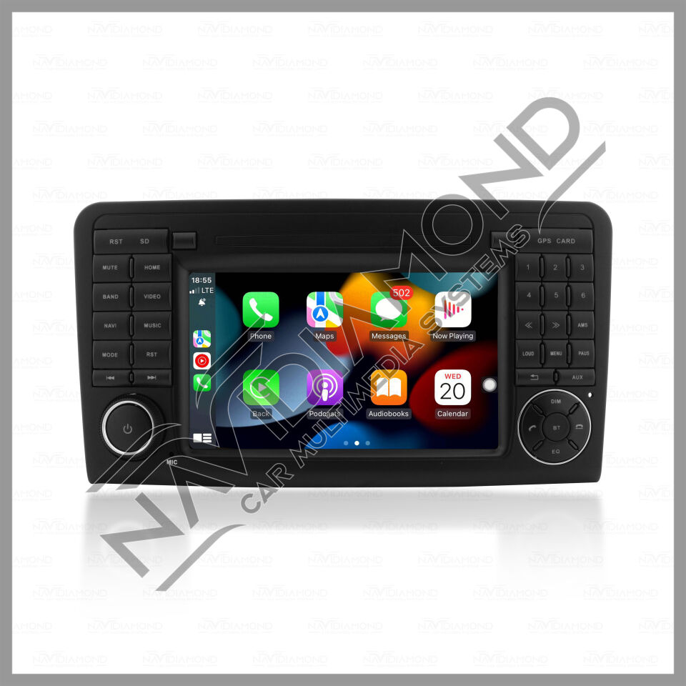 NAVIDIAMOND MERCEDES ML 164  7'' ORJİNAL TASARIM NAVİGASYON MULTIMEDYA NVD-6717