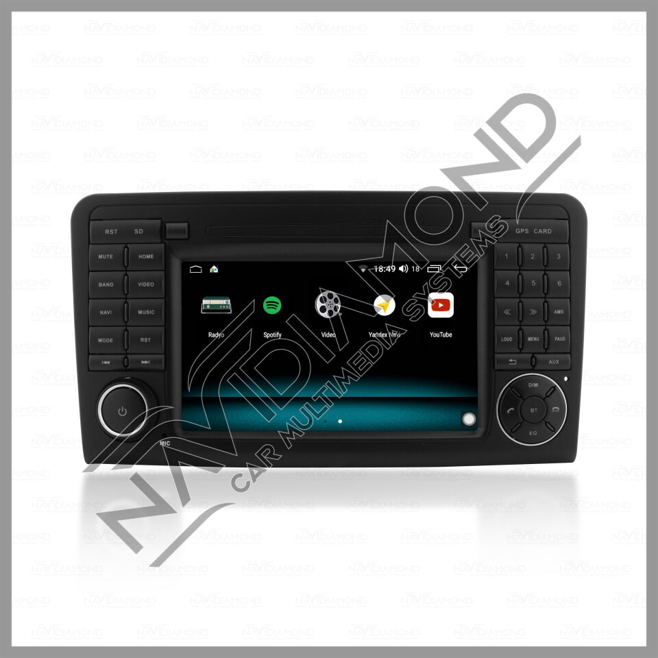 NAVIDIAMOND MERCEDES ML 164  7'' ORJİNAL TASARIM NAVİGASYON MULTIMEDYA NVD-6717