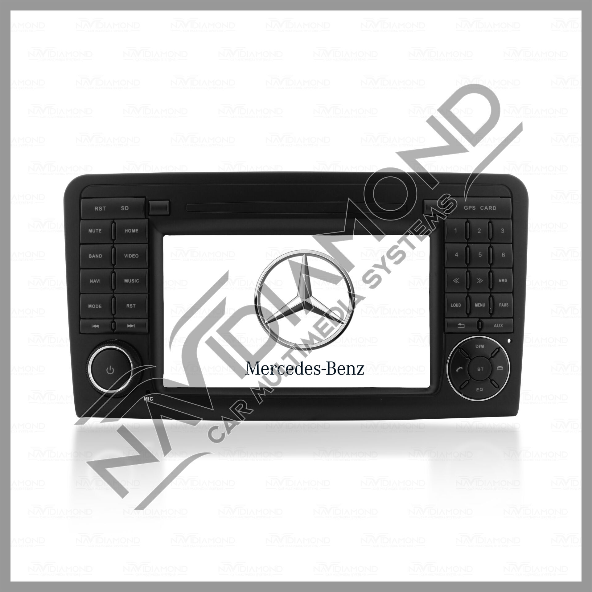 NAVIDIAMOND MERCEDES ML 164  7'' ORJİNAL TASARIM NAVİGASYON MULTIMEDYA NVD-6718