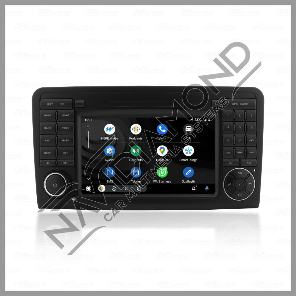 NAVIDIAMOND MERCEDES ML 164  7'' ORJİNAL TASARIM NAVİGASYON MULTIMEDYA NVD-6718