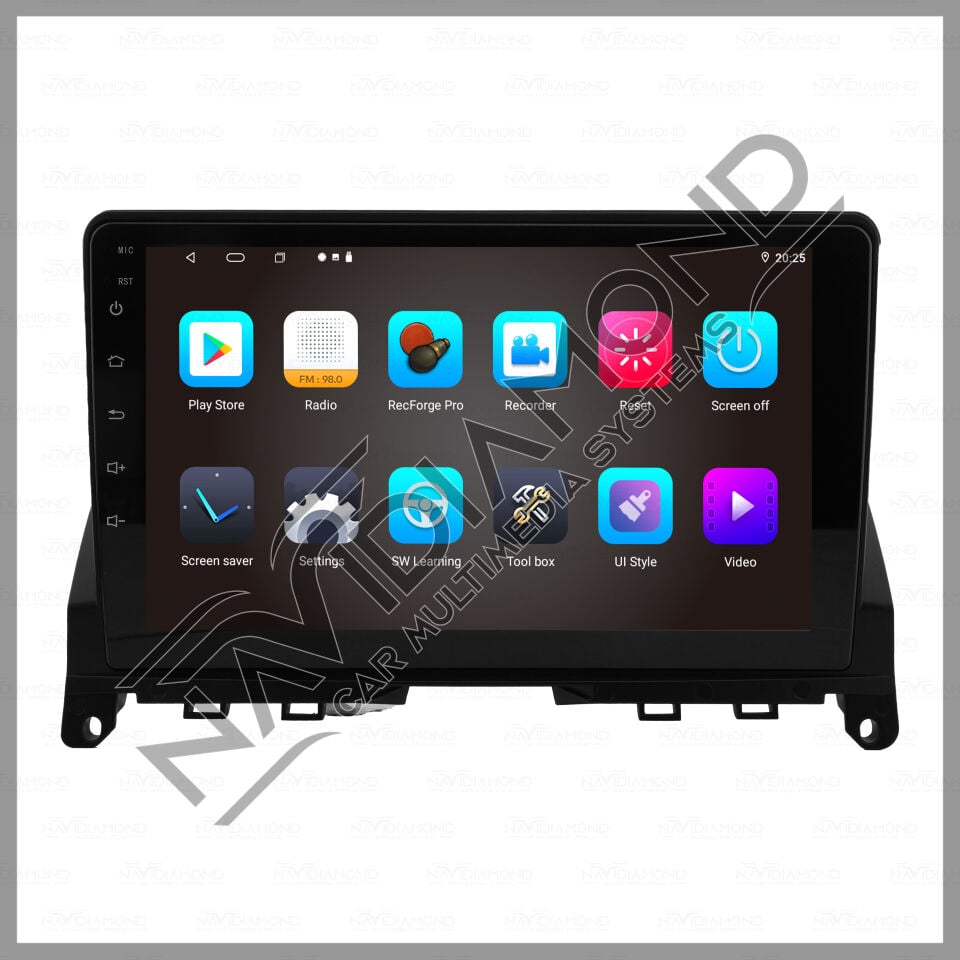 NAVIDIAMOND MERCEDES C180 C200 W204 ANDROİD OEM NAVİGASYON MULTIMEDYA   NVD-6728