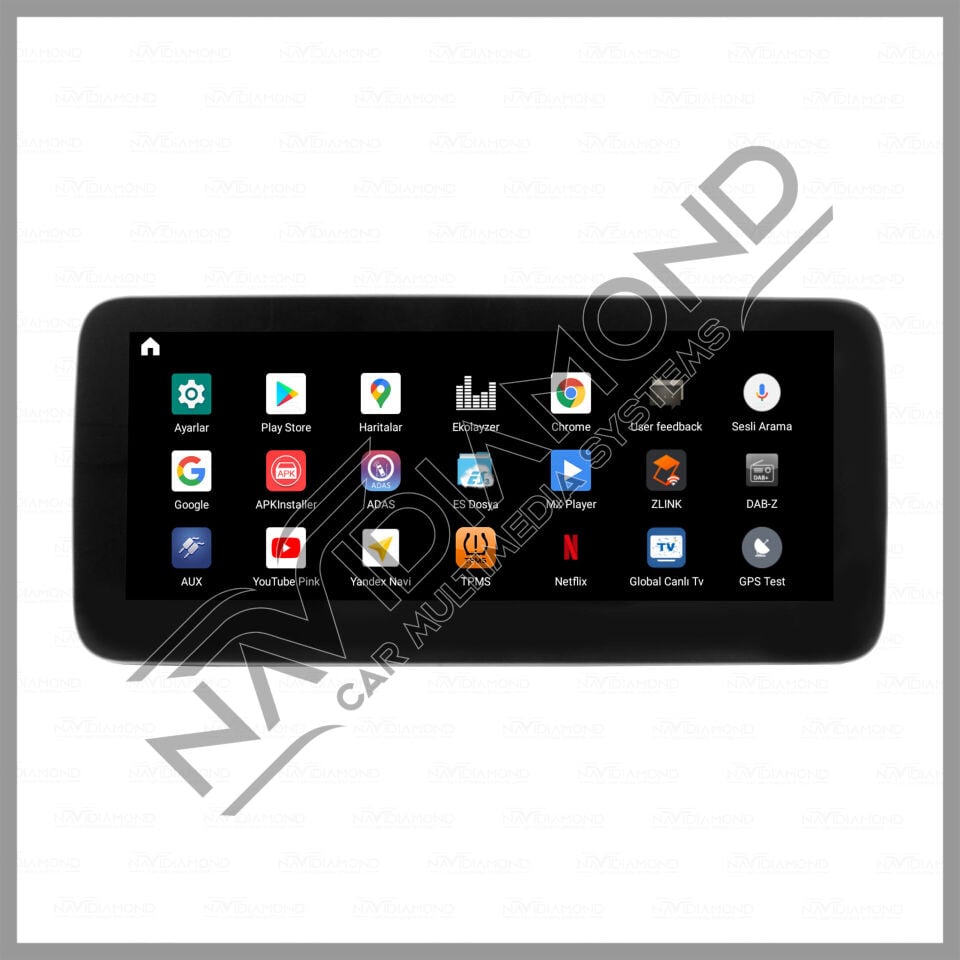 NAVIDIAMOND MERCEDES GLK 2013 2015 ANDROİD OEM NAVİGASYON MULTIMEDYA EKRAN  NVD-6753