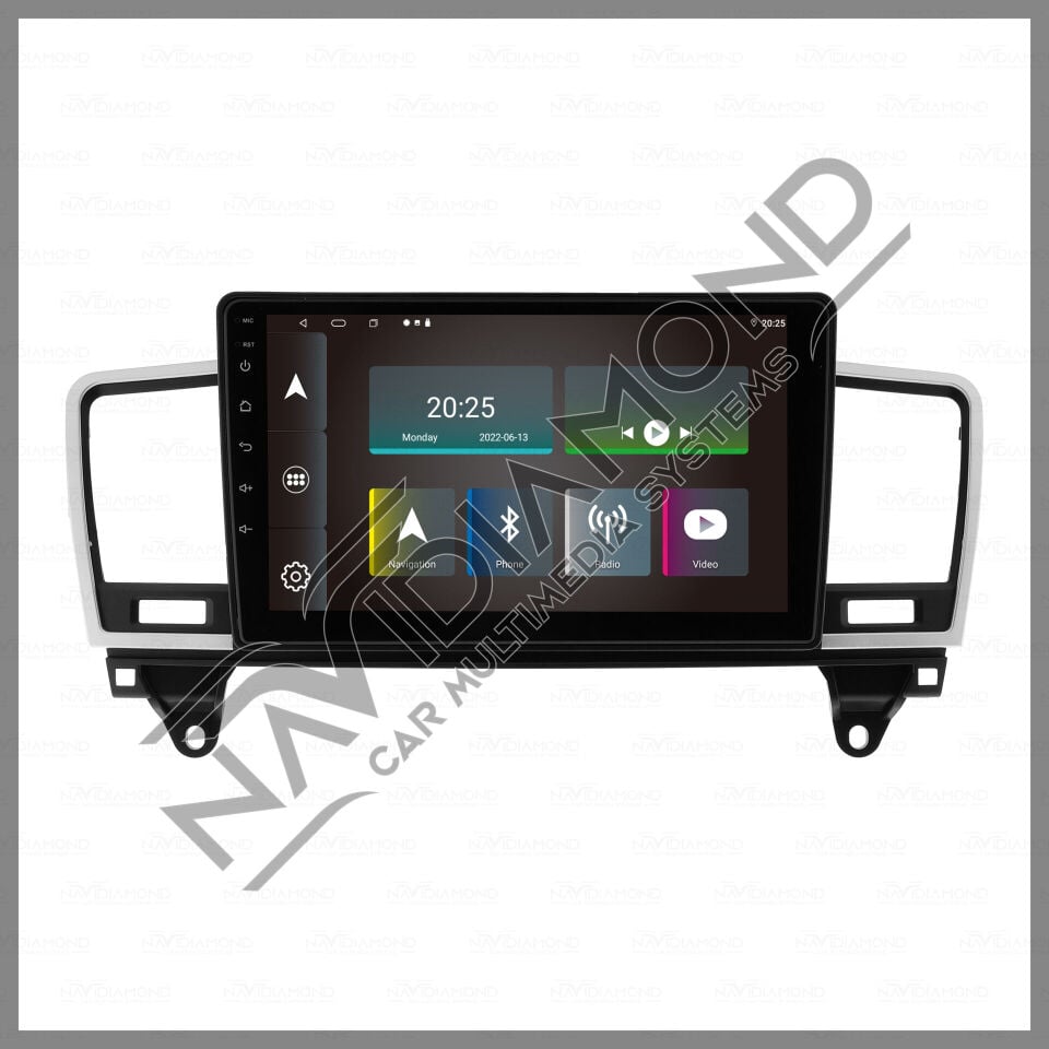 NAVIDIAMOND MERCEDES ML 2012 2015 ANDROİD CARPLAY MULTIMEDYA EKRAN  NVD-6765