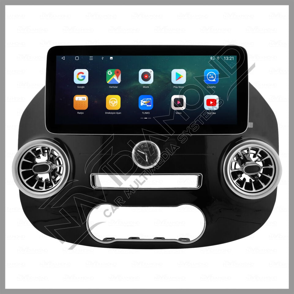 NAVIDIAMOND MERCEDES VİTO 12,2'' ANDROİD CARPLAY MULTIMEDYA EKRAN NVD-6992