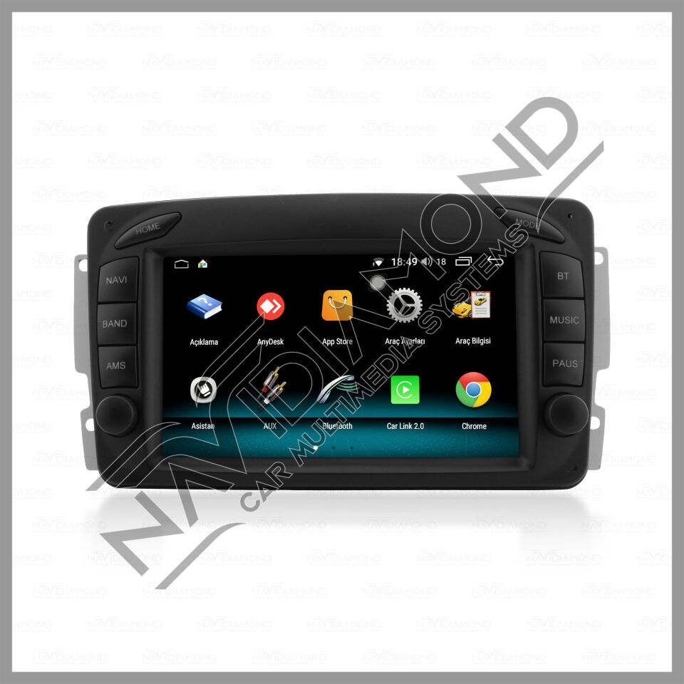 NAVIDIAMOND MERCEDES VİTO 2005 7 İNÇ ORJİNAL TASARIM OEM MULTIMEDYA EKRAN NVD-6995