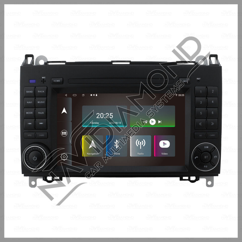 NAVIDIAMOND MERCEDES SPRINTER VİTO 7 INÇ ORJİNAL TASARIM ANDROİD MULTIMEDYA EKRAN NVD-6903