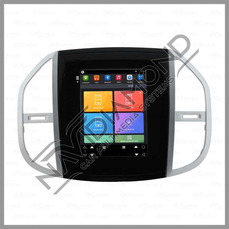 NAVIDIAMOND MERCEDES VİTO TESLA EKRAN NAVİGASYON  NVD-6904