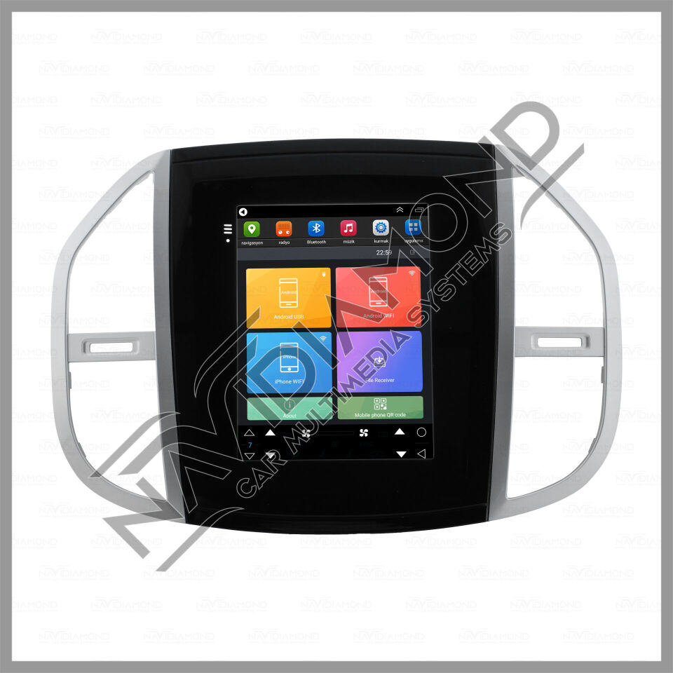 NAVIDIAMOND MERCEDES VİTO TESLA EKRAN NAVİGASYON  NVD-6906