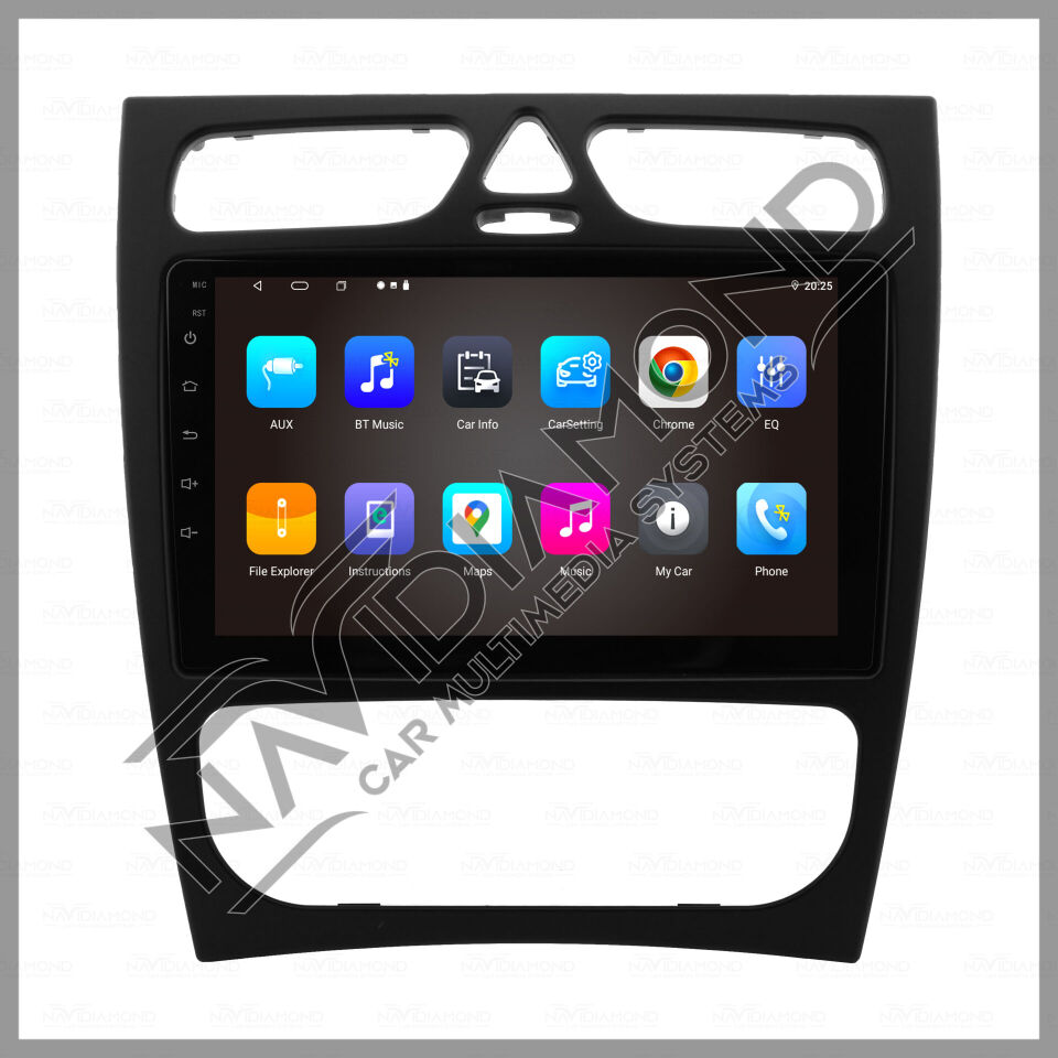 NAVIDIAMOND MERCEDES W203 209 ANDROİD CARPLAY MULTIMEDYA EKRAN  NVD-6908