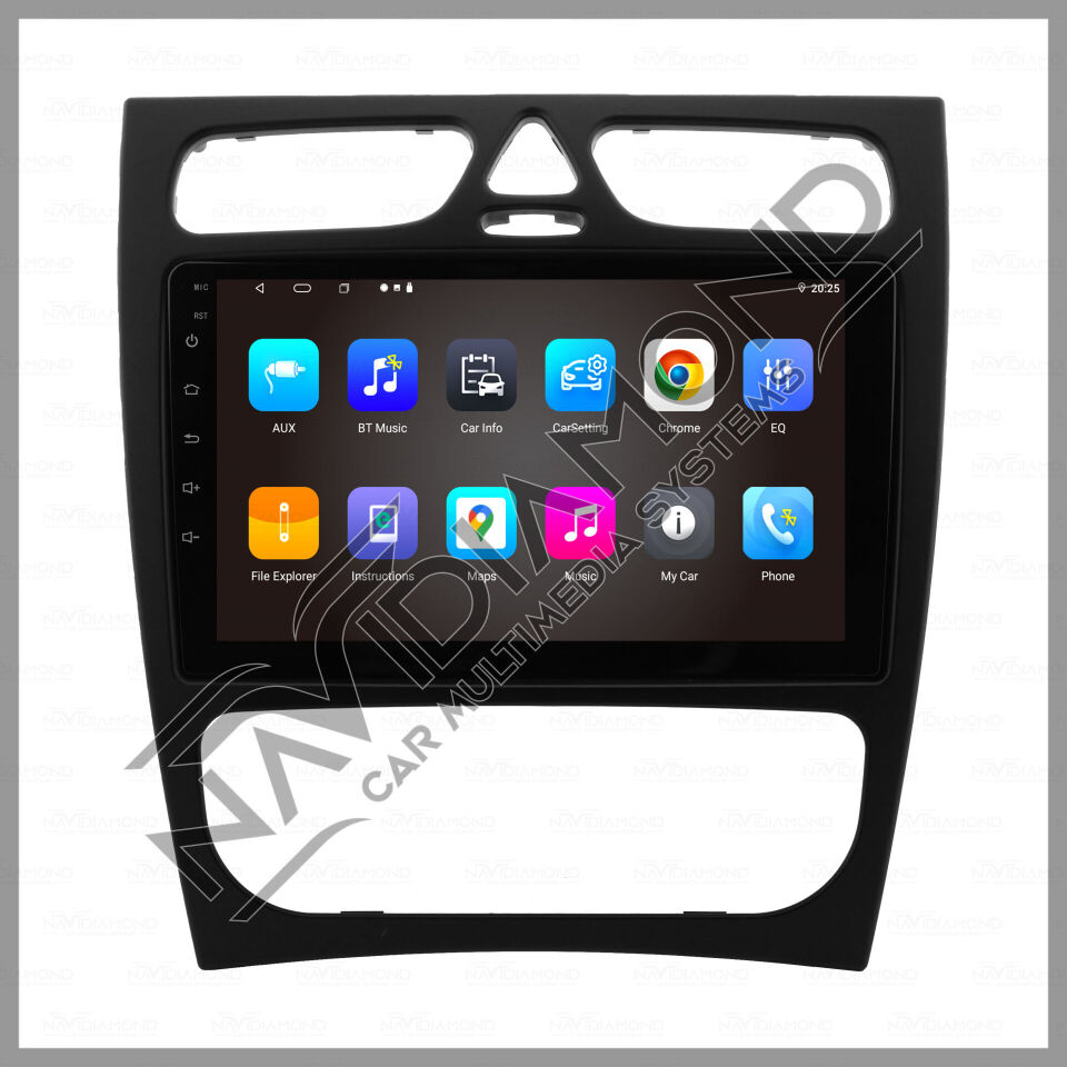 NAVIDIAMOND MERCEDES W203 209 ANDROİD CARPLAY MULTIMEDYA EKRAN  NVD-6910