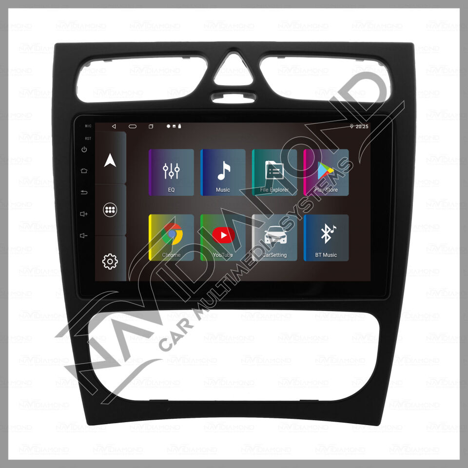 NAVIDIAMOND MERCEDES W203 209 ANDROİD CARPLAY MULTIMEDYA EKRAN  NVD-6910