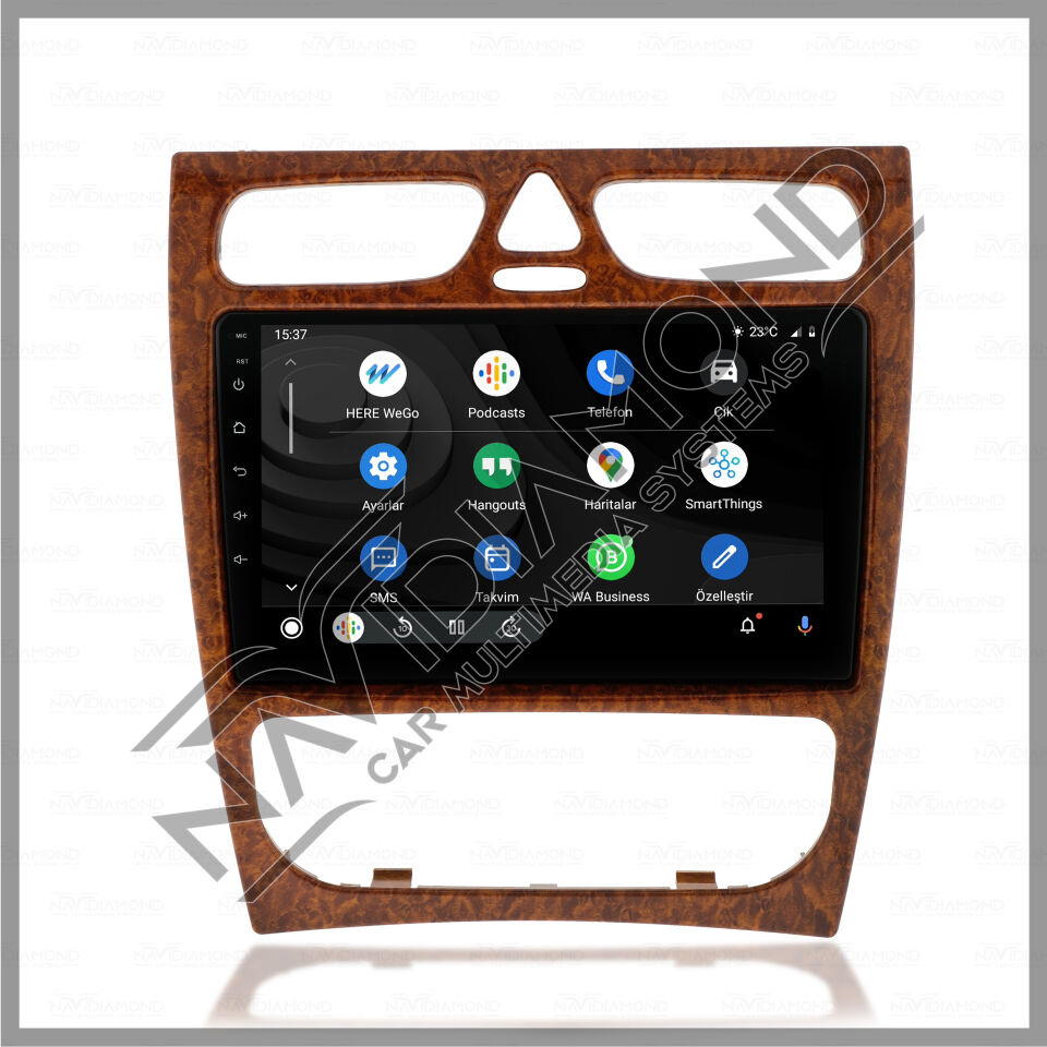 NAVIDIAMOND MERCEDES W203 209 ANDROİD CARPLAY MULTIMEDYA EKRAN KAHVE  NVD-6911