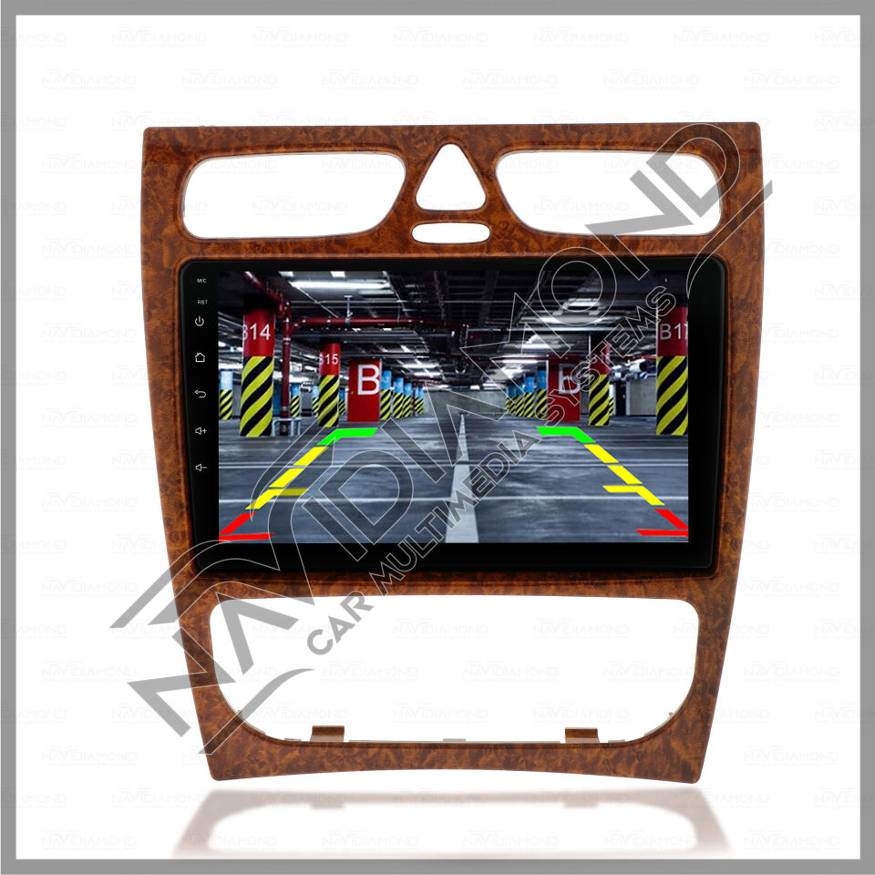 NAVIDIAMOND MERCEDES W203 209 ANDROİD CARPLAY MULTIMEDYA EKRAN KAHVE  NVD-6911