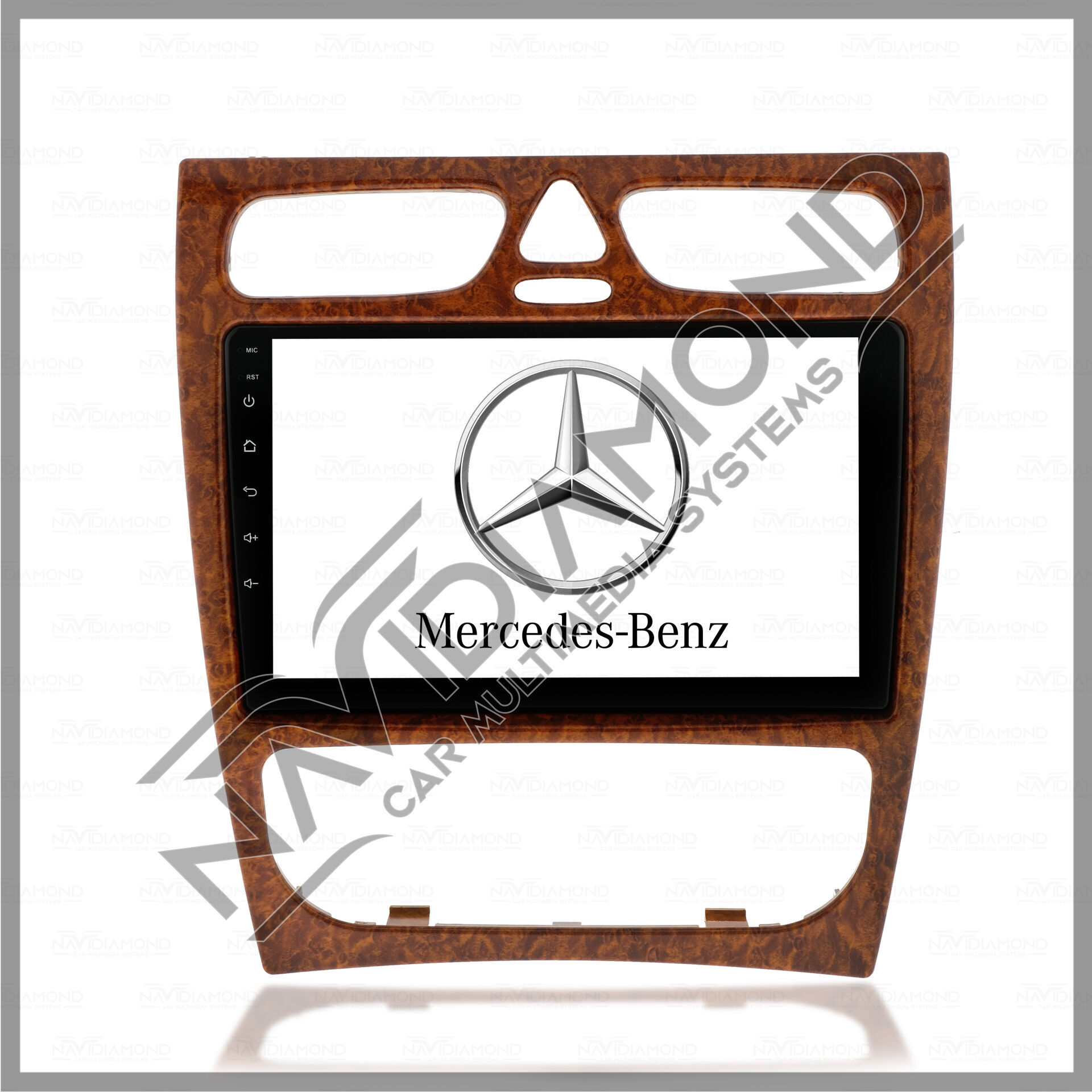 NAVIDIAMOND MERCEDES W203 209 ANDROİD CARPLAY MULTIMEDYA EKRAN KAHVE  NVD-6914