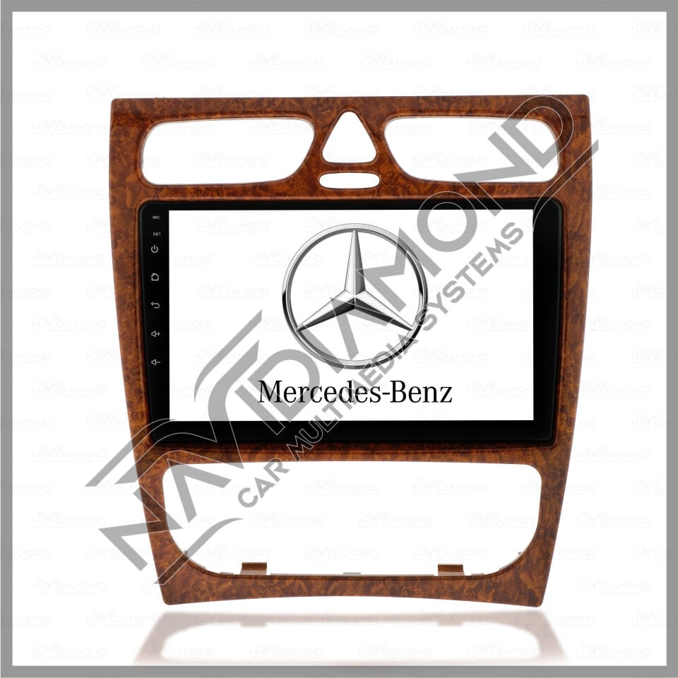 NAVIDIAMOND MERCEDES W203 209 ANDROİD CARPLAY MULTIMEDYA EKRAN KAHVE  NVD-6914