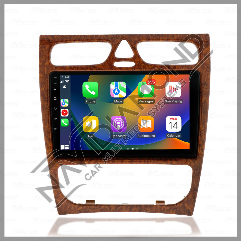 NAVIDIAMOND MERCEDES W203 209 ANDROİD CARPLAY MULTIMEDYA EKRAN KAHVE  NVD-6914