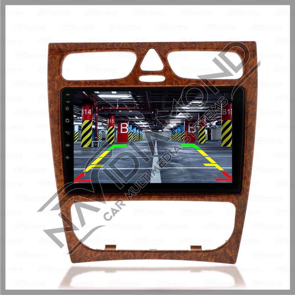 NAVIDIAMOND MERCEDES W203 209 ANDROİD CARPLAY MULTIMEDYA EKRAN KAHVE  NVD-6914