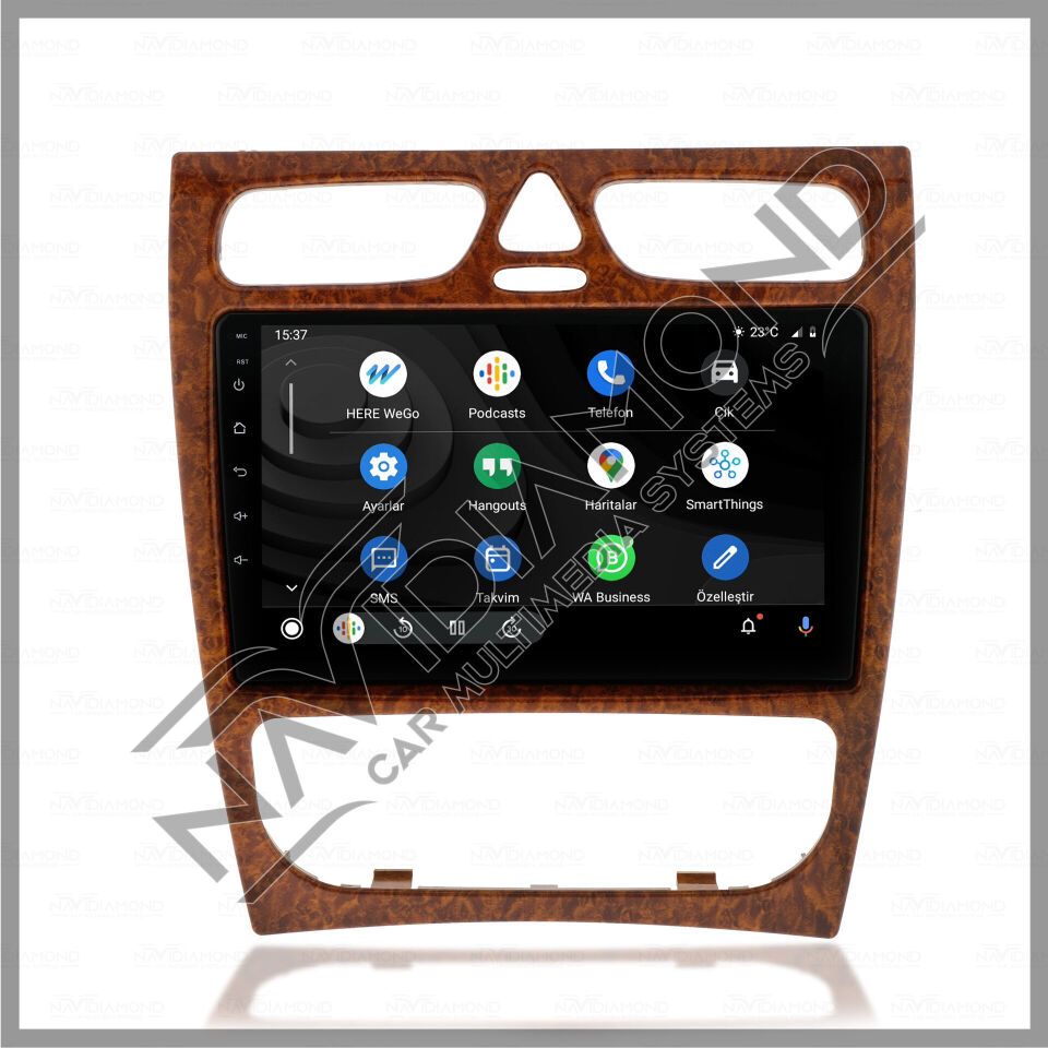 NAVIDIAMOND MERCEDES W203 209 ANDROİD CARPLAY MULTIMEDYA EKRAN KAHVE  NVD-6913