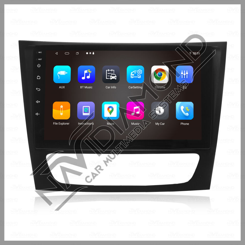NAVIDIAMOND MERCEDES W211 MODEL CLS 320 ANDROİD CARPLAY MULTIMEDYA EKRAN NVD-6915