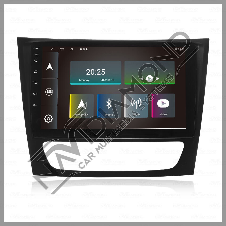 NAVIDIAMOND MERCEDES W211 MODEL CLS 320 ANDROİD CARPLAY MULTIMEDYA EKRAN NVD-6915