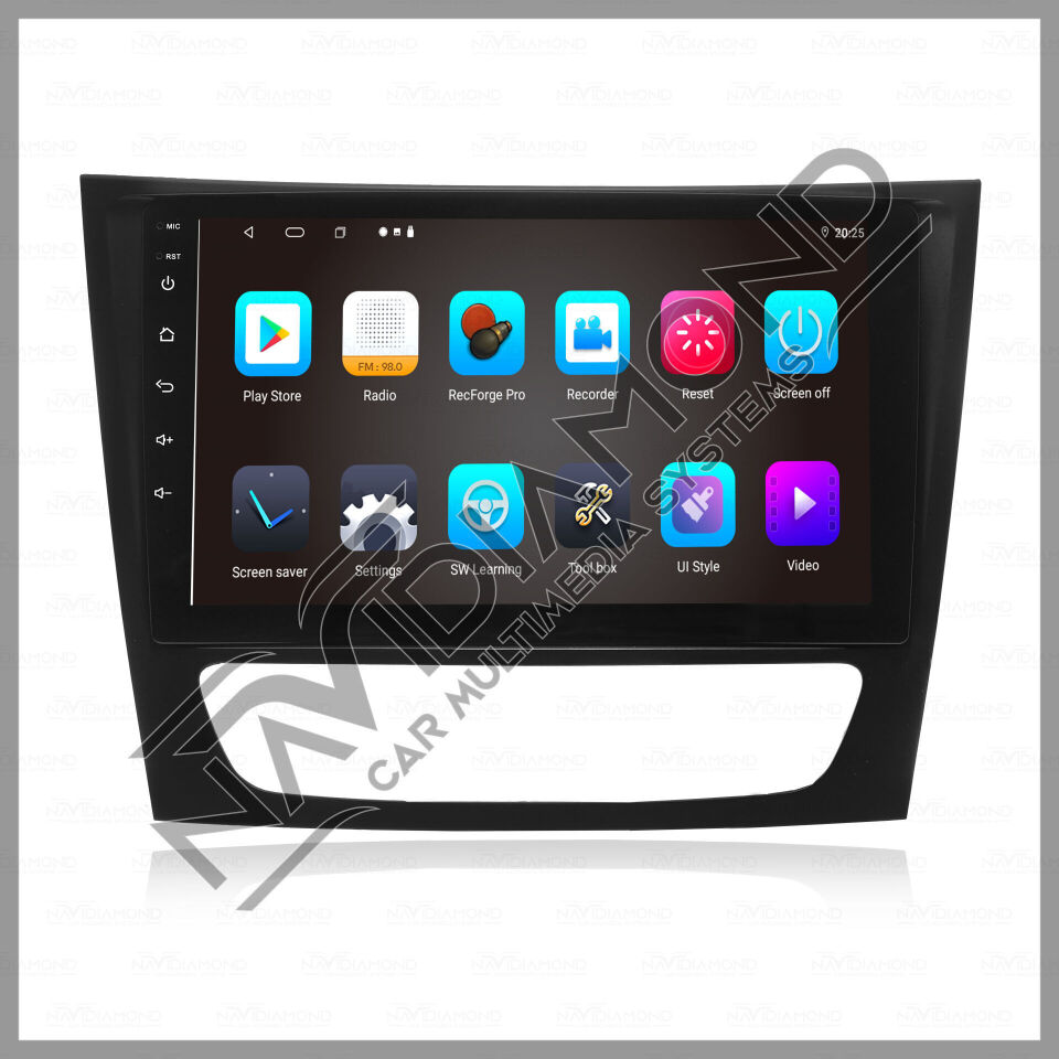 NAVIDIAMOND MERCEDES W211 MODEL CLS 320 ANDROİD CARPLAY MULTIMEDYA EKRAN NVD-6919