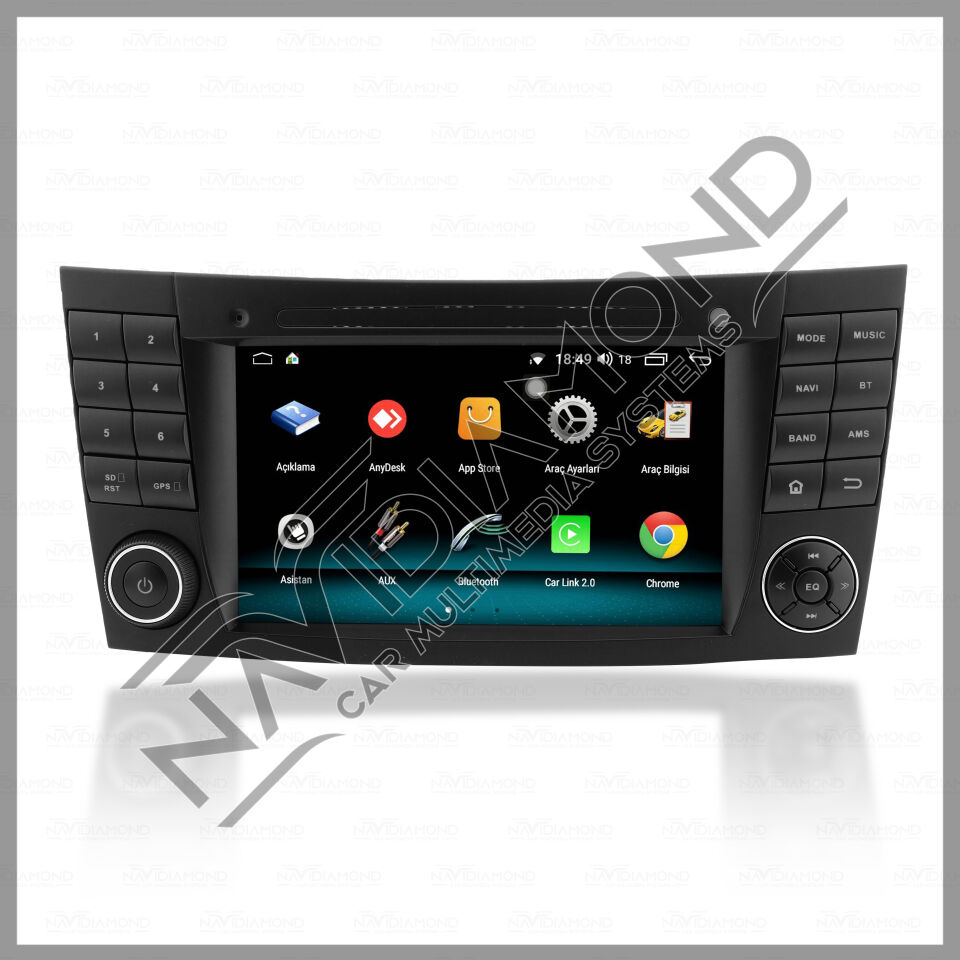 NAVIDIAMOND MERCEDES W217 7 INÇ ORJİNAL TASARIM ANDROİD CARPLAY MULTIMEDYA EKRAN  NVD-6920