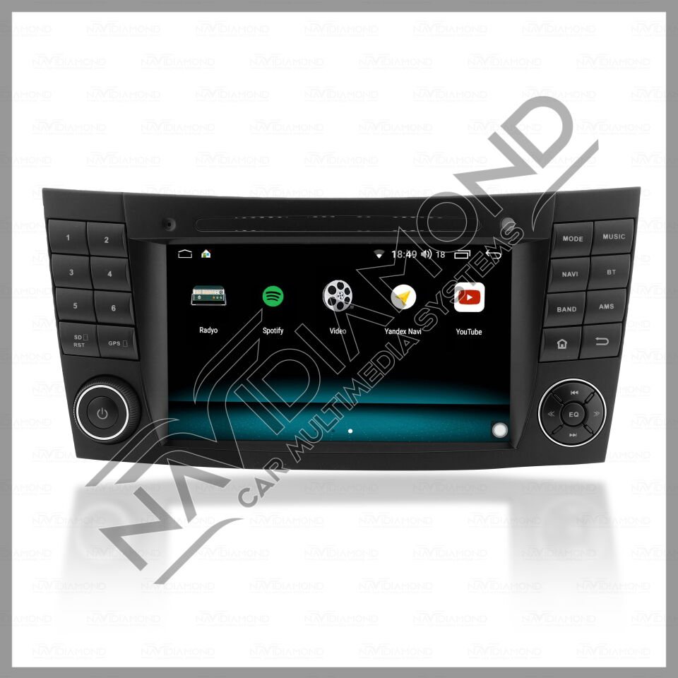 NAVIDIAMOND MERCEDES W217 7 INÇ ORJİNAL TASARIM ANDROİD CARPLAY MULTIMEDYA EKRAN  NVD-6920