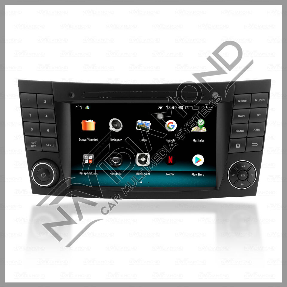 NAVIDIAMOND MERCEDES W217 7 INÇ ORJİNAL TASARIM ANDROİD CARPLAY MULTIMEDYA EKRAN  NVD-6920